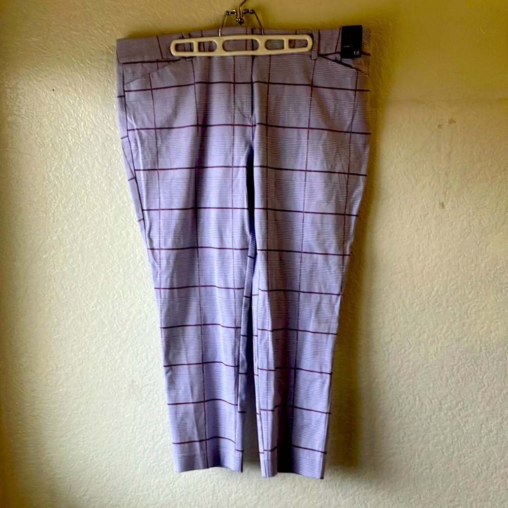 New York and Company The Audrey 4Way Stretch Slim Leg Ankle Crop Pants womens 18